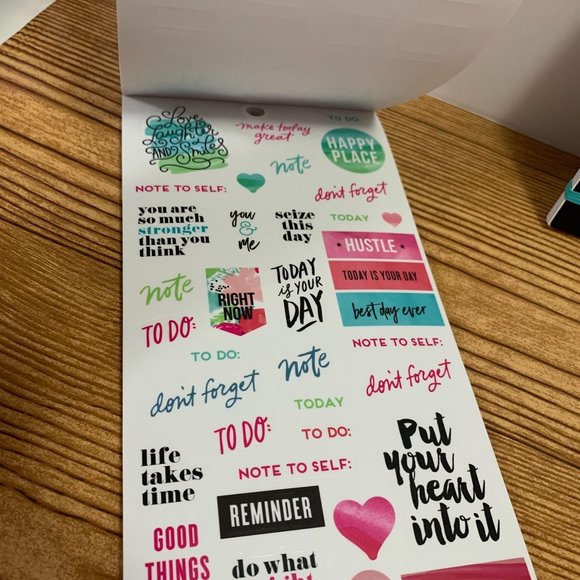 The Happy Planner Sticker Books Watercolor And Holidays Lot Of 2 - Picture 5 of 14